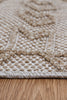 Villa Kilifa Beige Tribal Flatweave Rug