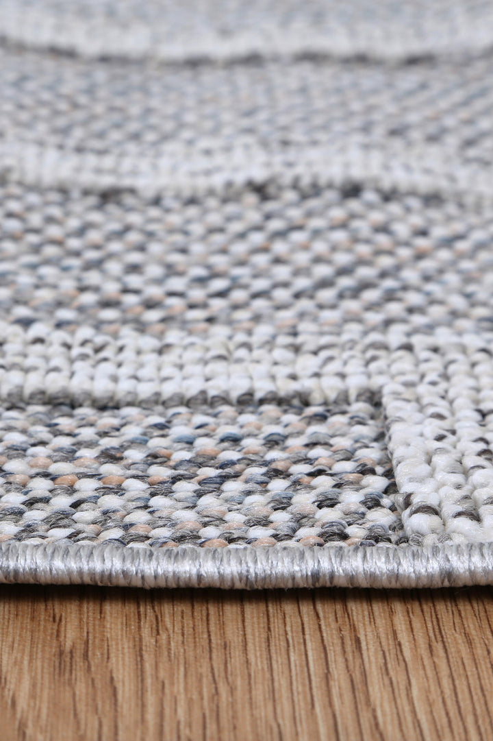 Villa Suri Ash Geometric Flatweave Rug