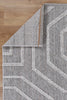 Villa Devesi Grey Geometric Flatweave Rug