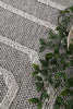 Villa Devesi Grey Geometric Flatweave Rug