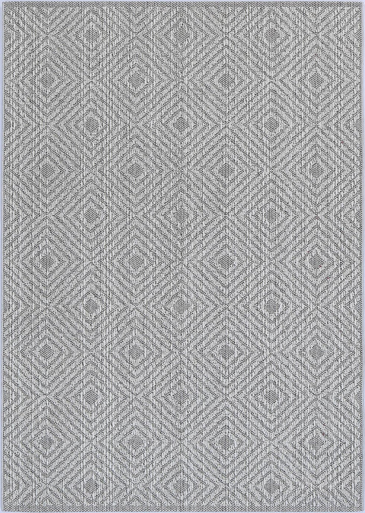 Villa Walasi Ash Geometric Flatweave Rug