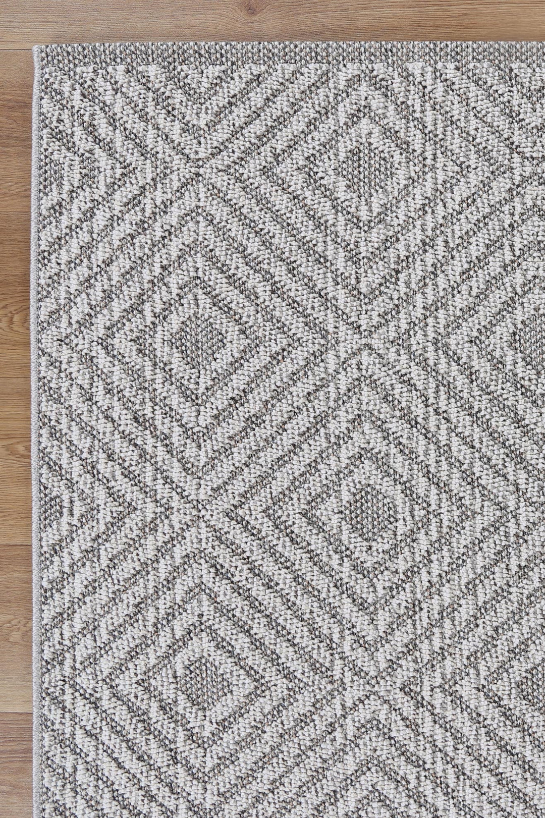 Villa Walasi Ash Geometric Flatweave Rug