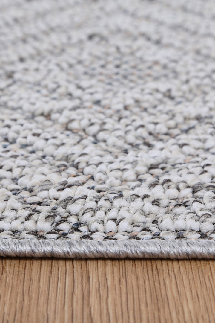Villa Walasi Ash Geometric Flatweave Rug