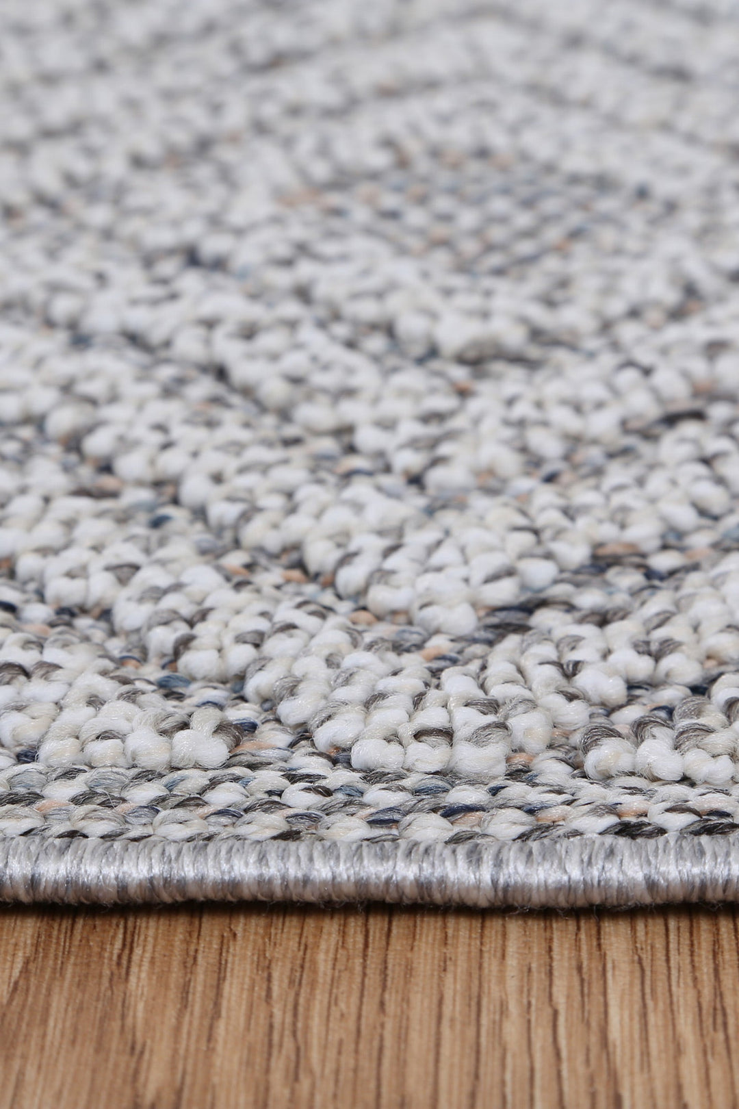 Villa Fugui Grey Geometric Flatweave Rug