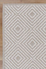 Villa Wickham Beige Geometric Flatweave Rug