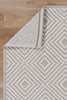 Villa Wickham Beige Geometric Flatweave Rug