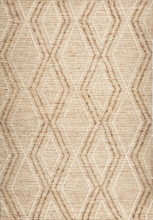 Anita Beige Wool Rug