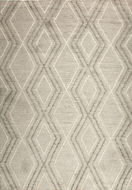 Anita Silver Grey Wool Rug