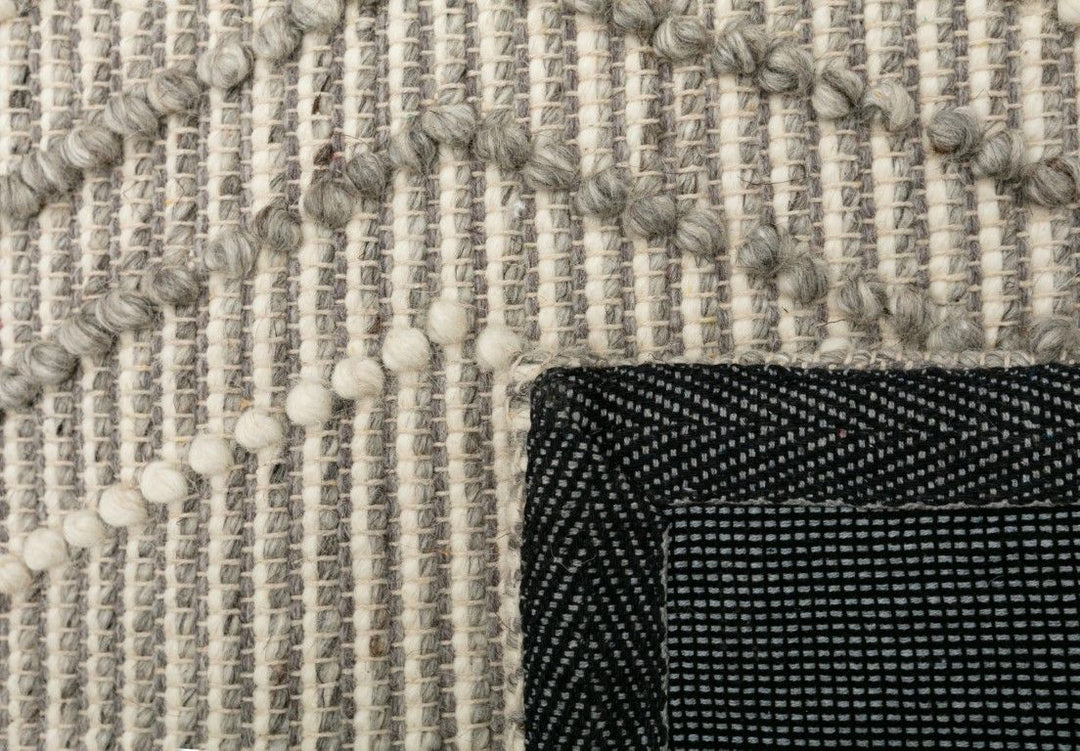 Anita Silver Grey Wool Rug