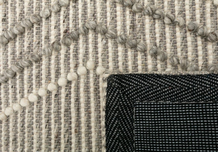 Anita Silver Grey Wool Rug