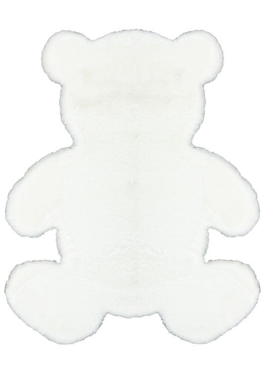 BB BEAR WHITE CUT OUT RUG