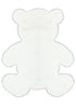 BB BEAR WHITE CUT OUT RUG