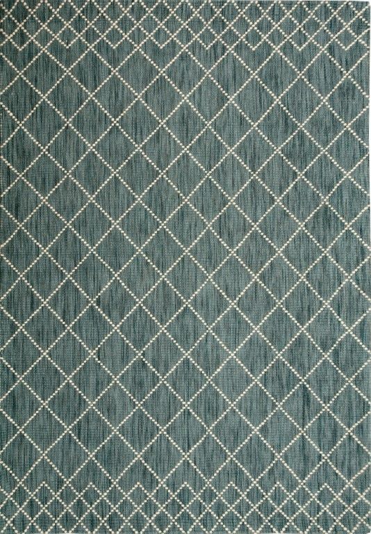 BELLEVUE GREY TEAL 560 RUG