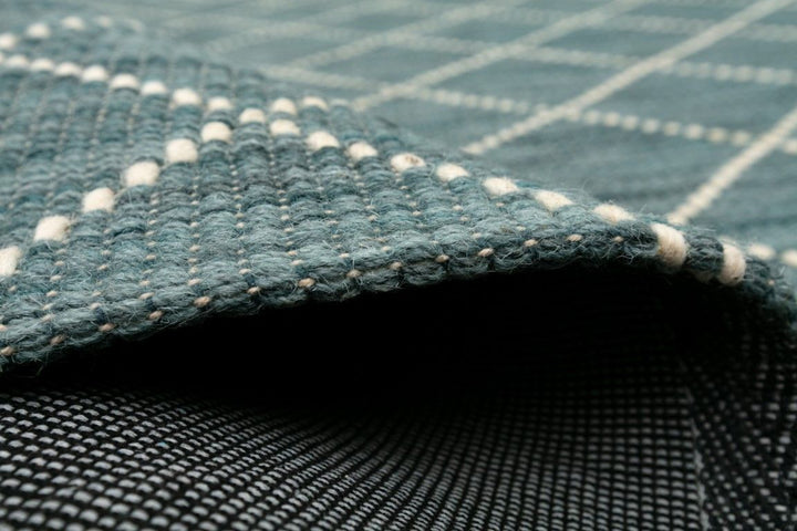 BELLEVUE GREY TEAL 560 RUG