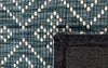 BELLEVUE GREY TEAL 510 RUG