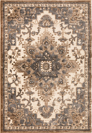 CANNON 8312 Cream Grey Rug - Trends Rugs