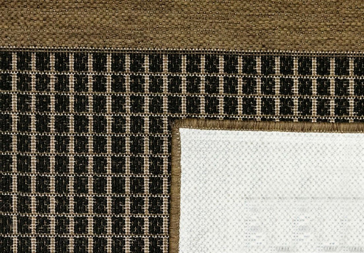 Chino 2530 Black Natural Outdoor Rug