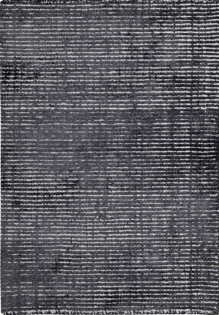 HAMPTON CHARCOAL WHITE Wool Viscose Rug - Trends Rugs
