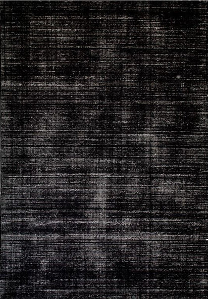 HAMPTON BLACK WHITE RUG Wool Viscose Rug