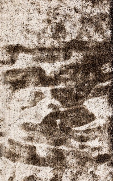 Lucas Beige Brown Black Shaggy Rug