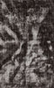 Lucas Brown Black Grey Black Shaggy Rug