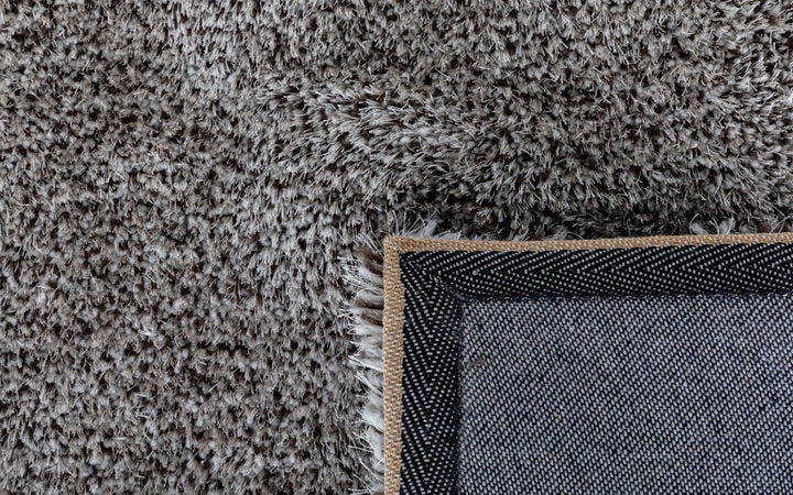 Lucas Brown Grey Beige Shaggy Rug