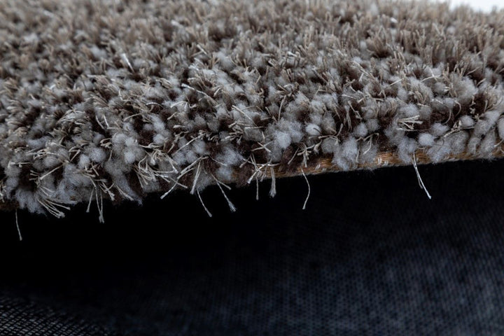 Lucas Brown Grey Beige Shaggy Rug