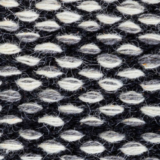 CHENNAI Black Grey Wool Rug - Trends Rugs