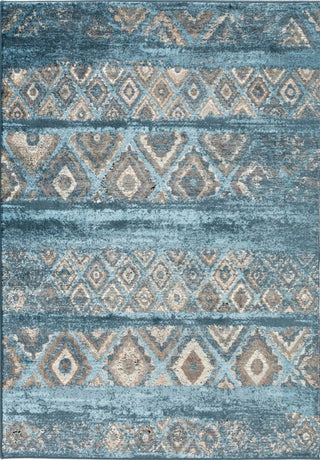 Raffia 2367 Blue Rug - Trends Rugs