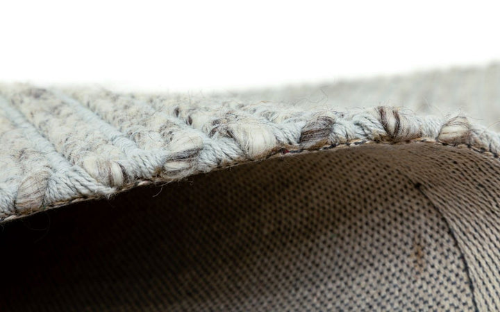 Skane Light Grey Wool Rug