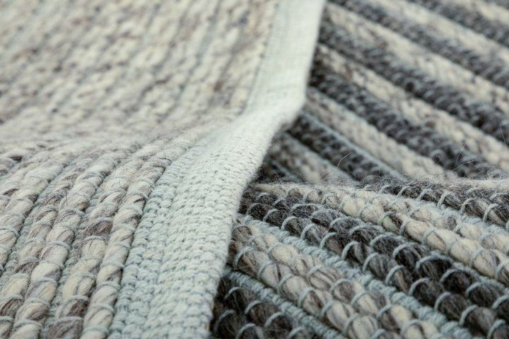 Skane Light Grey Wool Rug