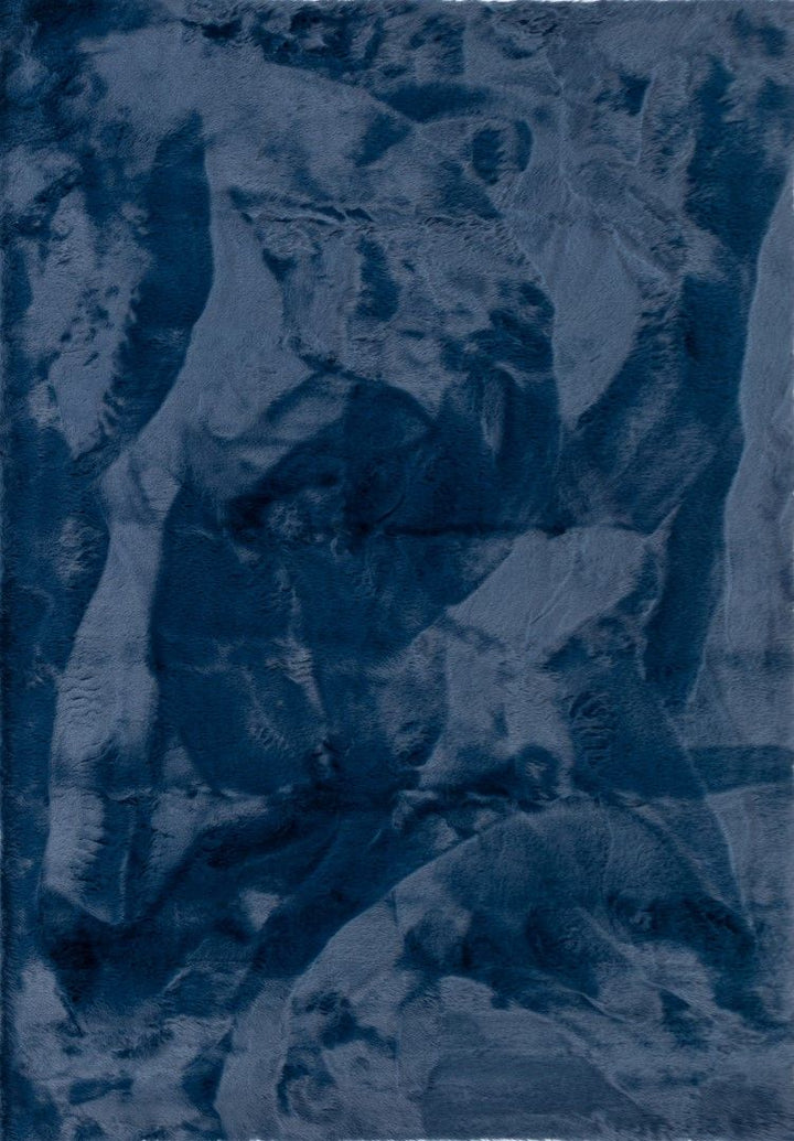 Splender True Blue Shaggy Rug